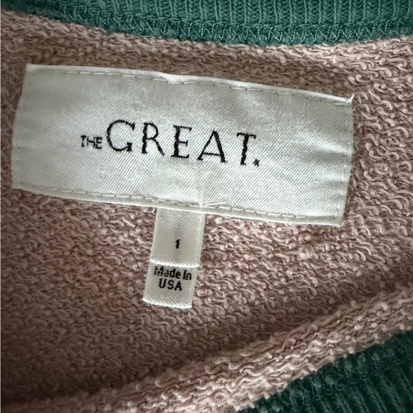 The Great Colorblock Raglan Sweatshirt size 1 - Picture 3 of 3